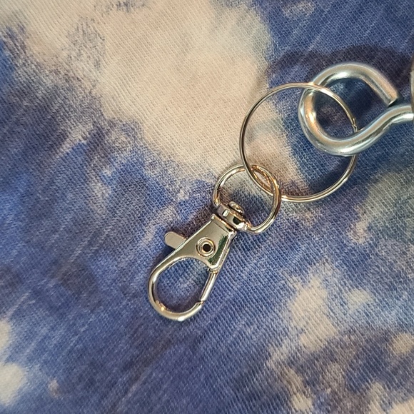 Wine Cork Key Chain - Nautical Charms - Upcycled Wine Cork - Picture 3 of 3